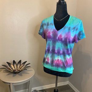 Tie-Dye Short Sleeve Top